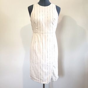 Banana Republic Striped Pencil Dress w/ Slit